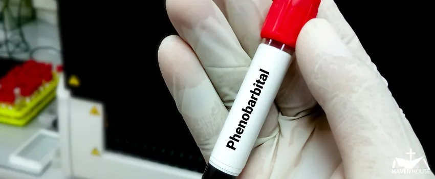 HHRC - Phenobarbital on a sealed glass vial